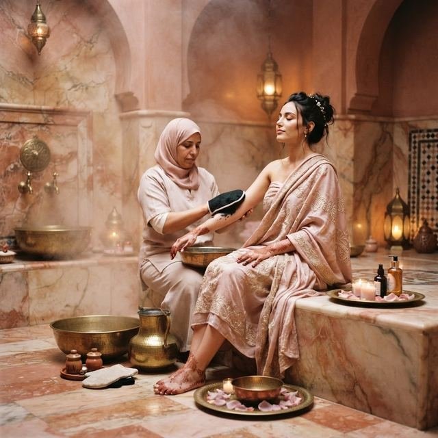 Hammam mariée & décoration