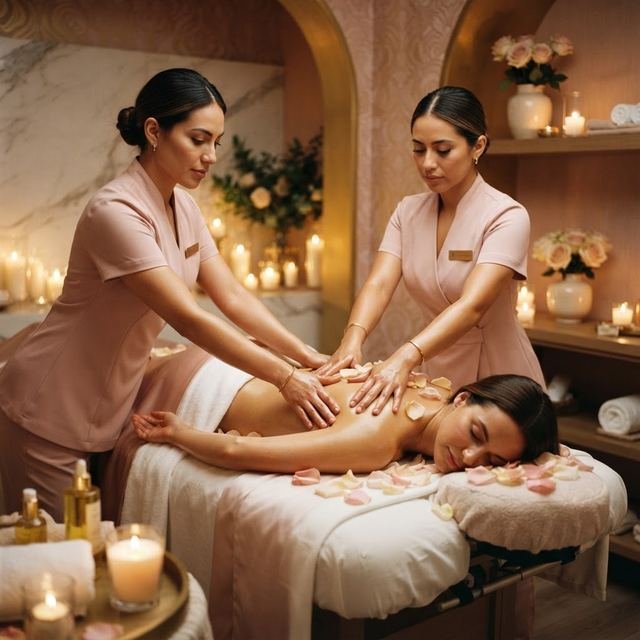 Massage à quatre mains