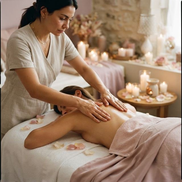 Massage aux huiles chaudes